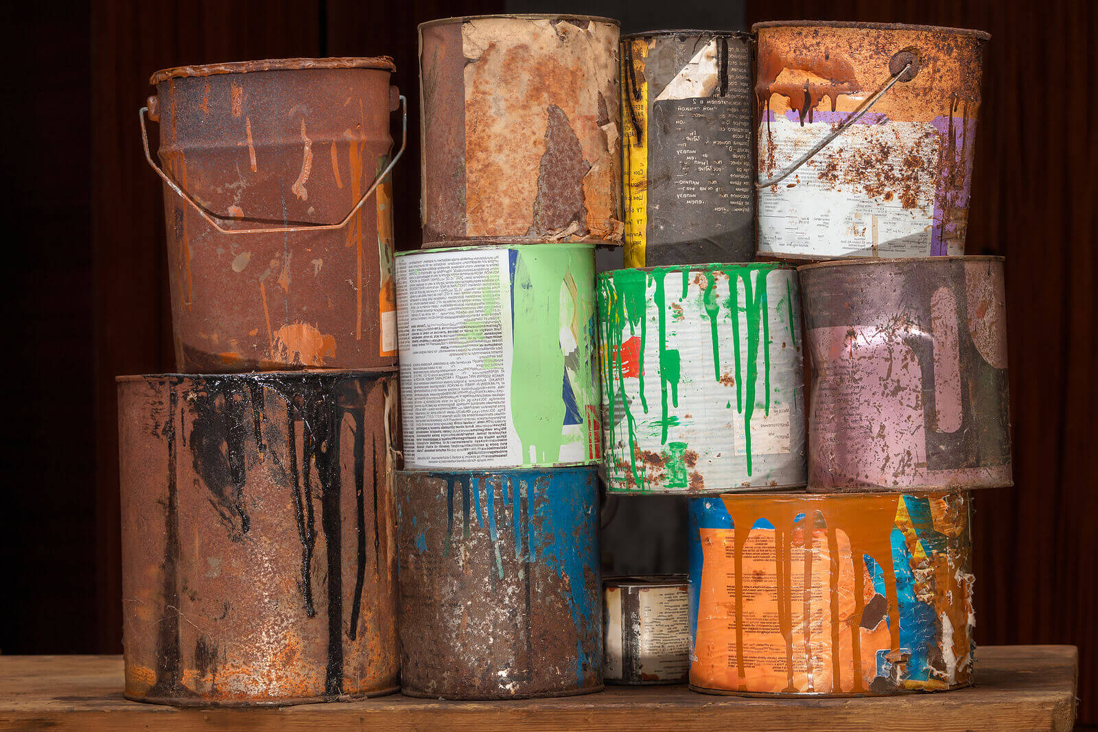 Used Paint Cans